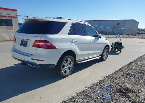 2015 Mercedes-Benz Ml 350 4Matic из США, поврежденный, VIN 4JGDA5HB6FA609397